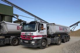 Seitenansicht LKW