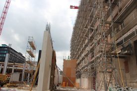 Baustelle Neue Post-Zentrale