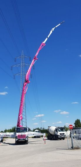 Ansicht Betonpumpe